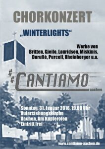 chor cantiamo aachen: WinterLights